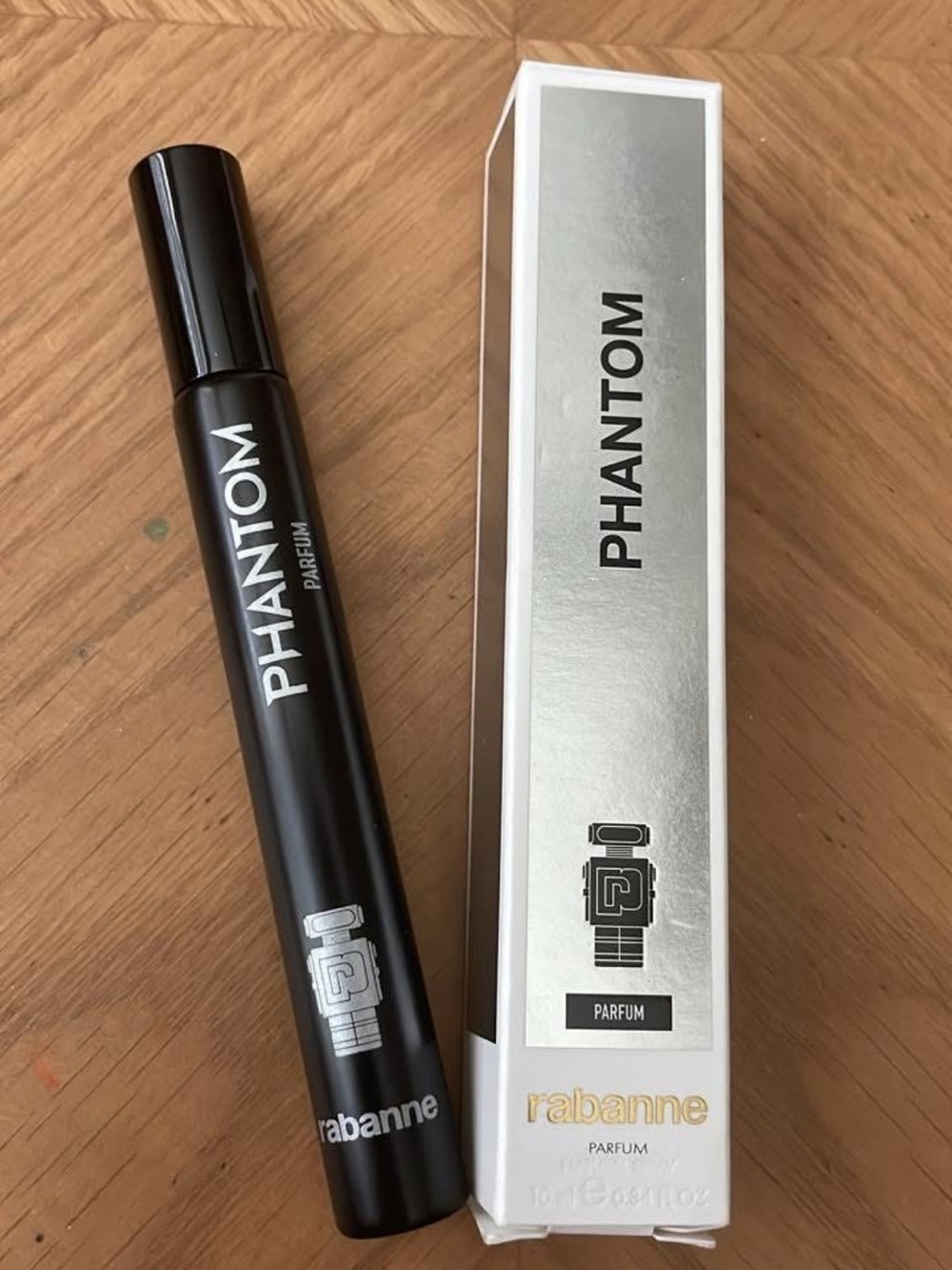 Paco Rabanne Phantom Men's Parfum - Black & Silver
